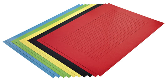 Folia Vlechtstrokenpapier 130g 35x50cm, 10 Kleuren Set