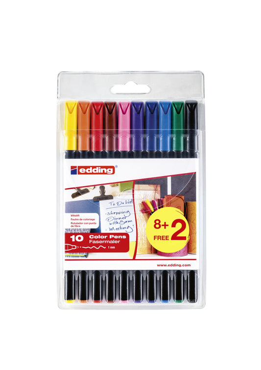 edding 1200 F Fijnschrijver Assorti 0,5-1 mm