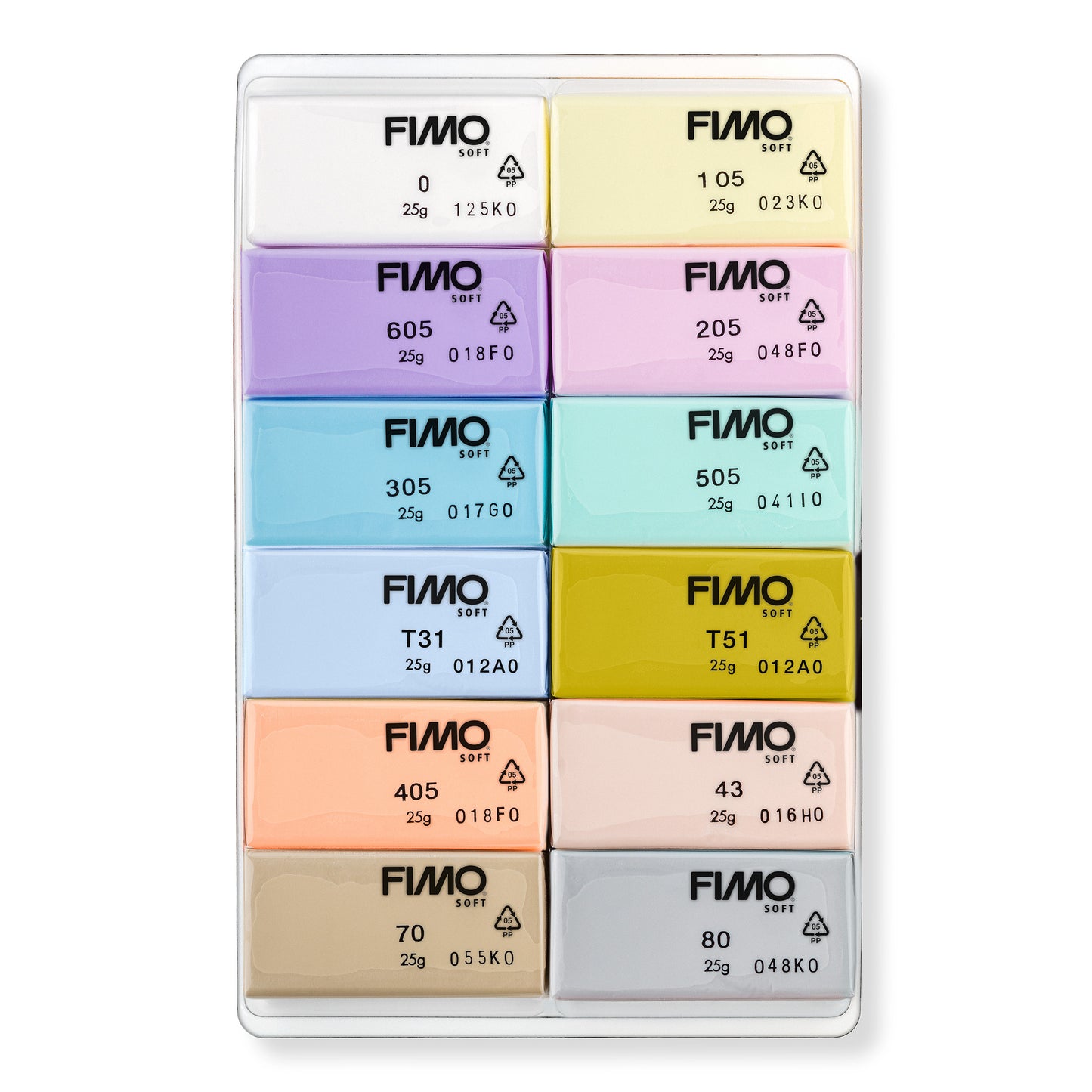FIMO Soft Pastel Assorti 8023 C, 12 Stuks - 2