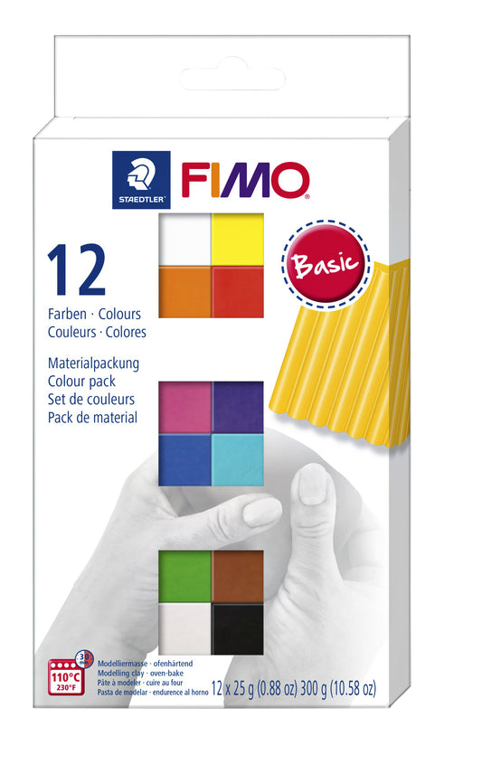 Klei FIMO Soft Colour Basic Assorti