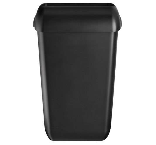 QuartzLine Q26 afvalbak 23L zwart met open inworp