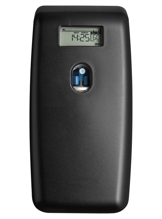 Quartz Q23 Zwart Luchtverfrisser Dispenser, Digitaal Instelbaar