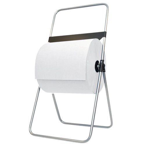 Euro Products V1 RVS poetspapierdispenser op vloerstandaard