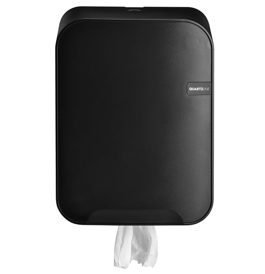 QuartzLine Q16 Zwart 375x265x222mm Poetsroldispenser Midi