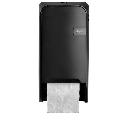 Euro QuartzLine Q1 toiletpapierdispenser zwart