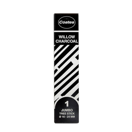 Coates Houtskool, 16-24mm, Super Dikke Staven, 6 Stuks