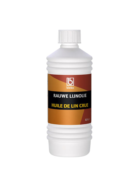 Lijnolie Bleko Ruwe Lijnolie 500ml, geschikt voor houtimpregnatie