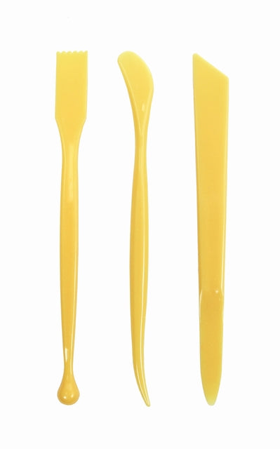 Conda Set van 3 Boetseerspatels 15cm Kunststof