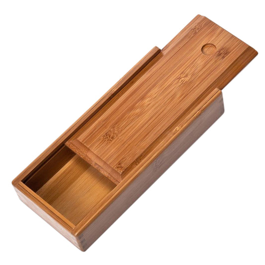 Tekenbox van bamboe met schuifdeksel – 25x11x4.6 cm