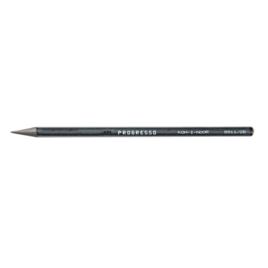 Grafietstift Koh-I-Noor Progresso 8B, Dik, Gelakt Buitenmateriaal