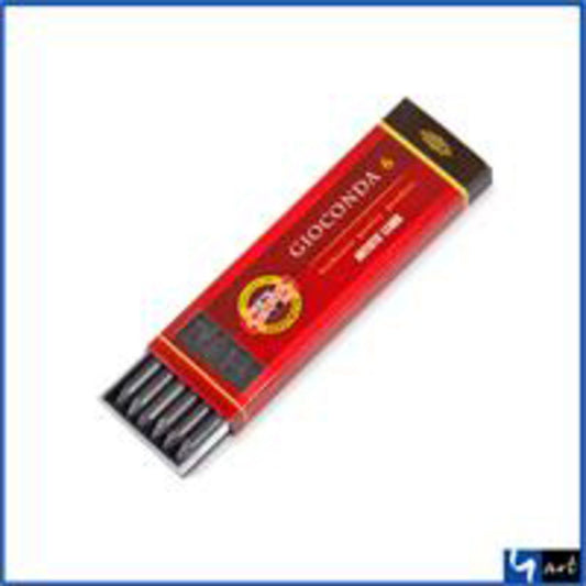 Koh-I-Noor Gioconda Graftiestift, 2B, 5.6mm, 6 stuks