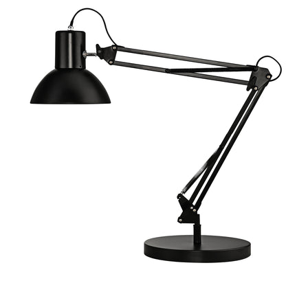 Bureaulamp Unilux Success 66 LED zwart met stabiliteit en springveren
