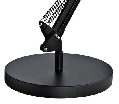 Bureaulamp Unilux Success 66 LED zwart met stabiliteit en springveren - 3