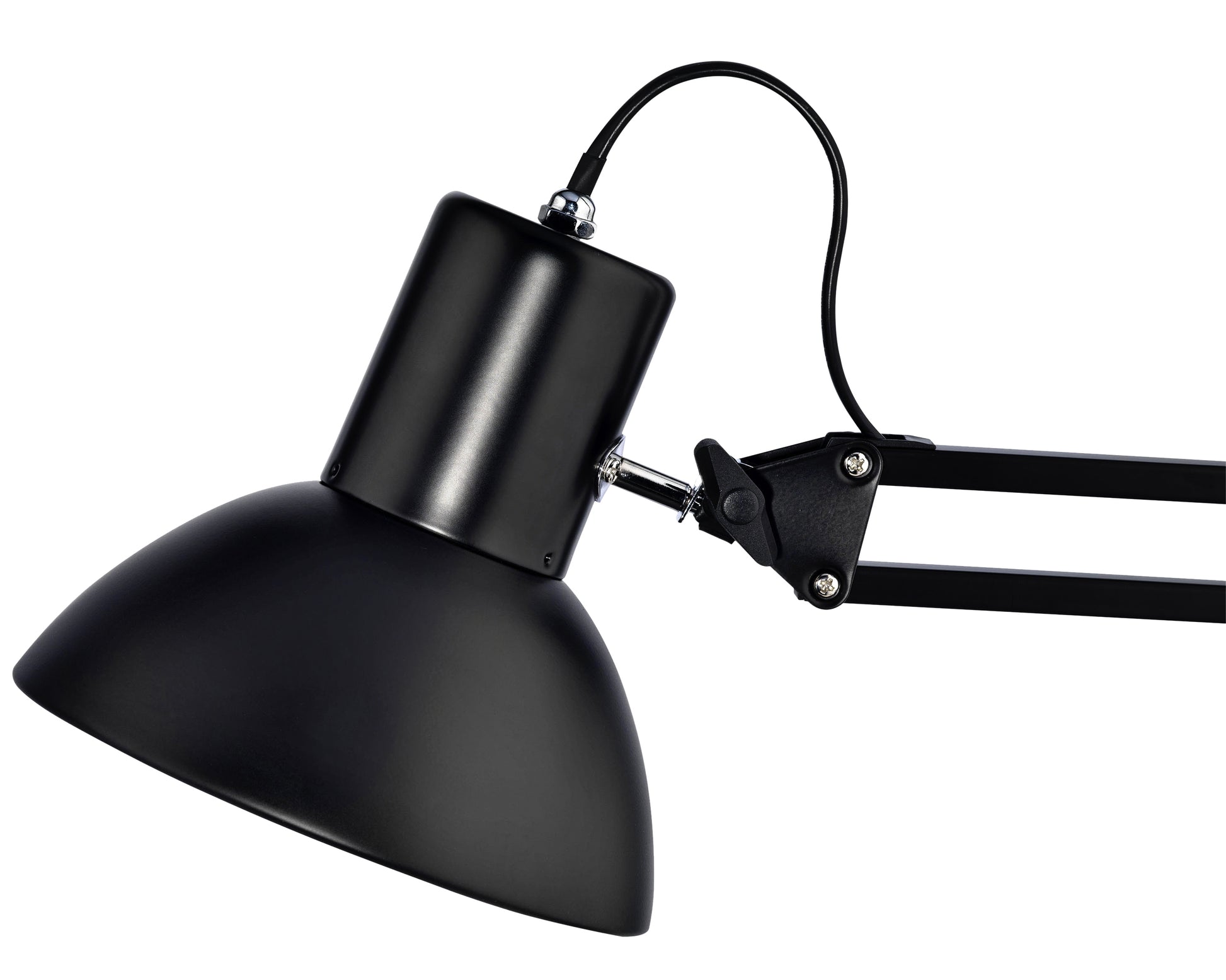 Bureaulamp Unilux Success 66 LED zwart met stabiliteit en springveren - 4