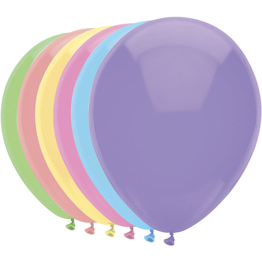 Ballonnen Pastel Assorti 30 cm, 100 stuks