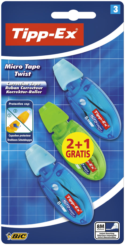Correctieroller Tipp-Ex Micro Twist 5mm, compact en betrouwbaar