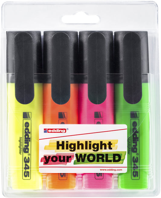 Edding 345 Assortiment 2-5mm Textmarkeerstiften