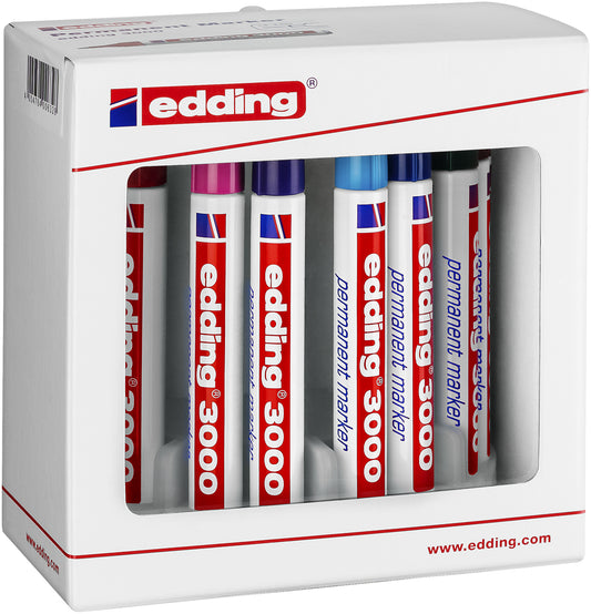 Viltstift edding 3000 set 10 assorti 1,5-3mm
