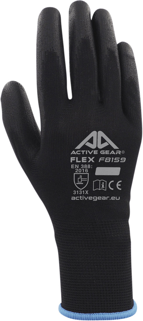 Griijs griphandschoen PU-Flex XL, naadloos, EN388 4131
