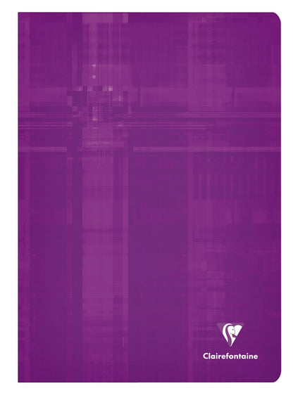 Clairefontaine A4 gelinieerd schrift, 80 pagina's, 90 g/m², assorti kleuren - 6