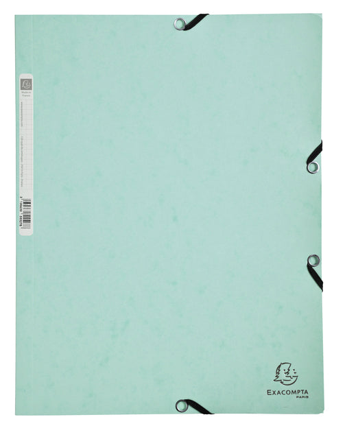 Elastomap Exacompta Aquarel 400g A4 3-kleps Groen
