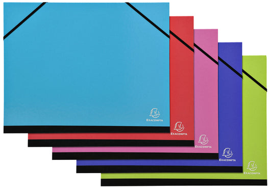 Exa Iderama Tekenmap 28x38cm elastiek, assorti kleuren