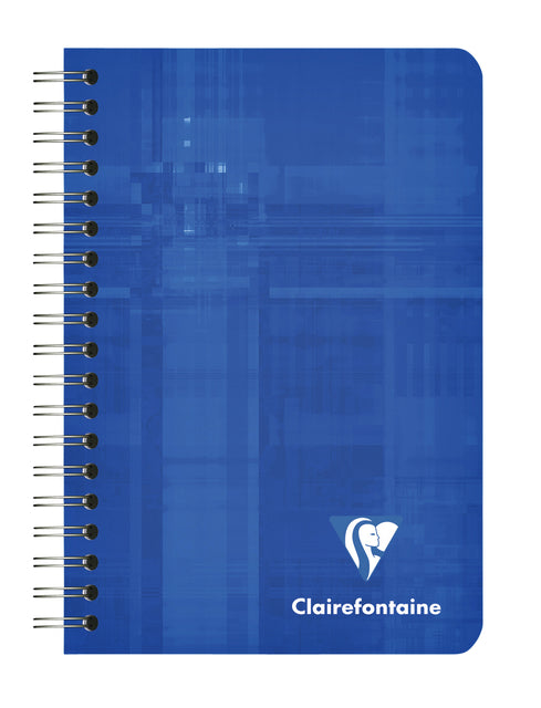 Notitieboek Clairefontaine 95x140 mm geruit 5x5, assorti kleuren