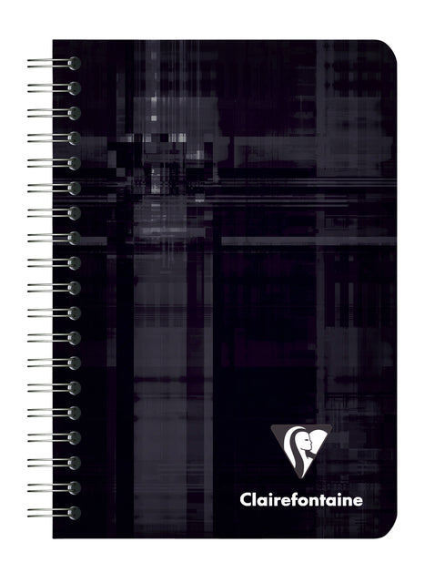 Notitieboek Clairefontaine 95x140 mm geruit 5x5, assorti kleuren - 3