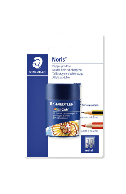 Puntenslijper Staedtler Noris dubbel met opvangbak