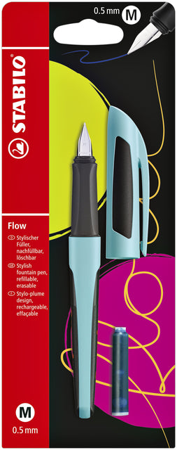 Vulpennen Stabilo Flow Sporty M Puristblue