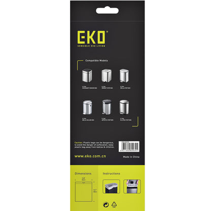 Afvalzak EKO MDPE type A 35x40cm 3-6L wit - 3