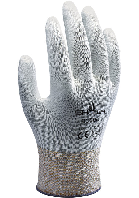 Showa B0500 witte flexibele griphandschoen, maat M