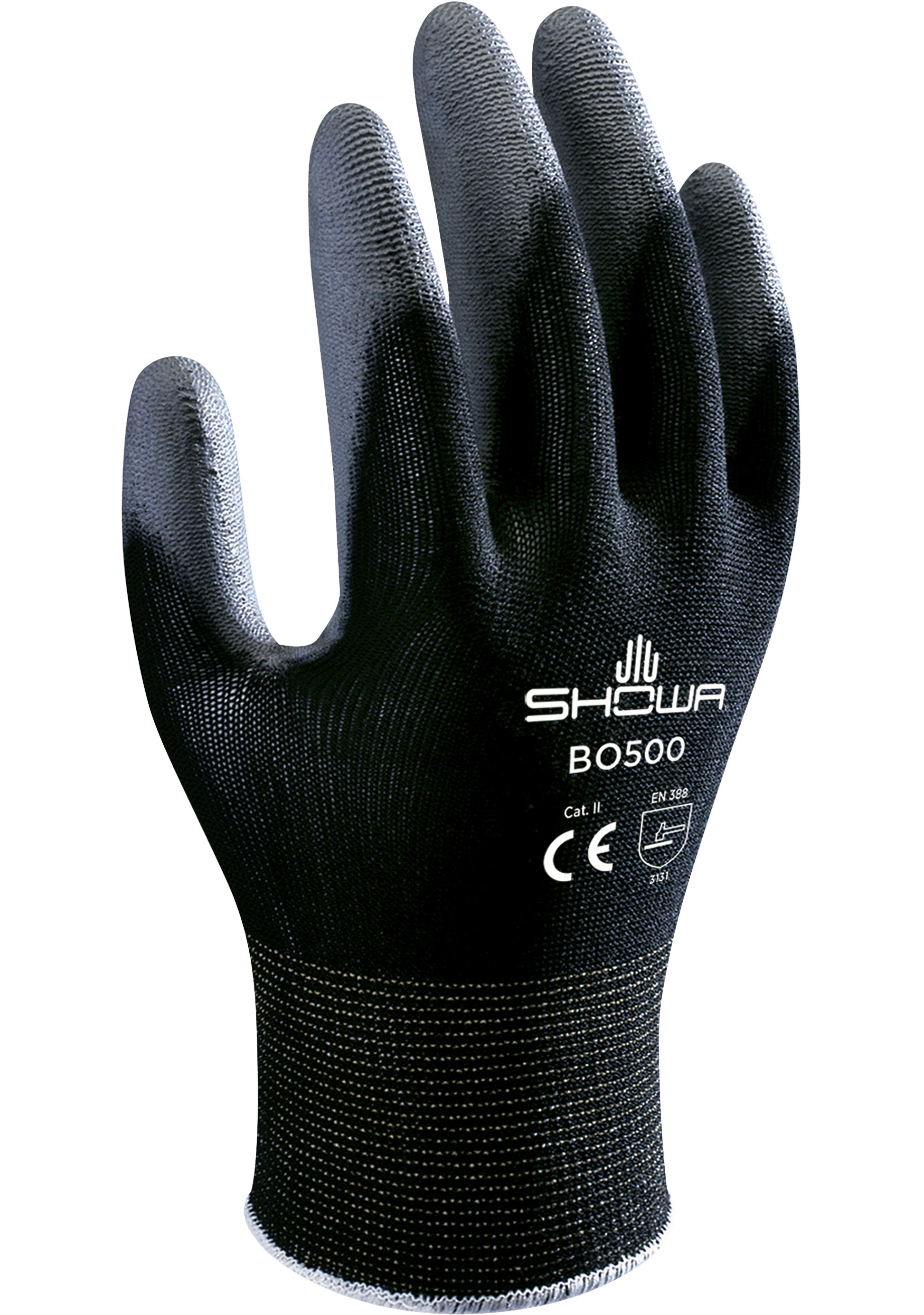 Showa B0500 L Zwarte Elastische Veiligheidshandschoen