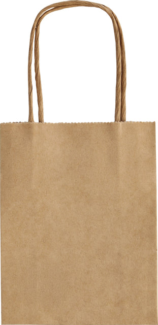Folia Kraft Geschenkzakjes 12x15x5,5cm 20 Stuks Naturel voor Creatief Gebruik