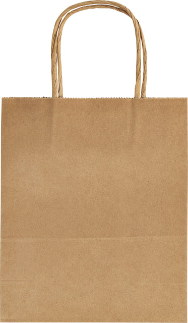 Folia Kraft Geschenkzakjes 125g 18x21x8cm, Set van 20