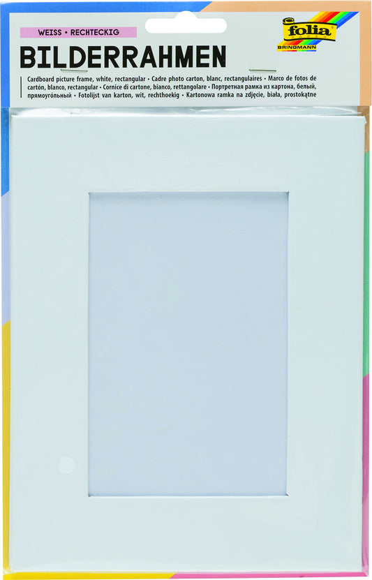 Folia Wit Karton Fotolijst 166x216mm met Staander