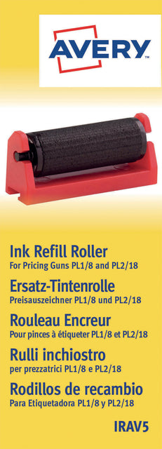 Inktrol voor etiketteertangen Avery IRAV5, 5 stuks - 5