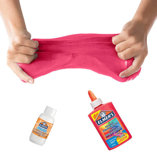Elmer's Kinderlijm 147ml gekleurd roze, afwasbaar en kindvriendelijk - 2