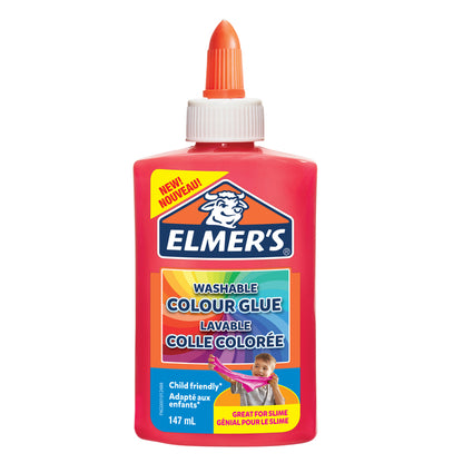 Elmer's Kinderlijm 147ml gekleurd roze, afwasbaar en kindvriendelijk - 5