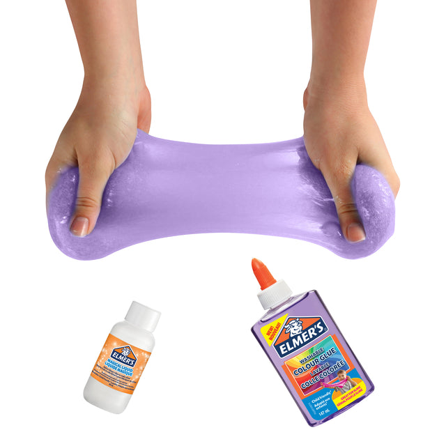 Elmer's doorzichtige kleur-lijm 147ml paars - 2