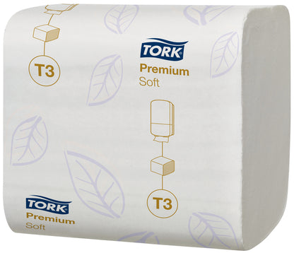 Tork T3 Premium Vouwtoiletpapier 2-laags 30 Bundels - 2