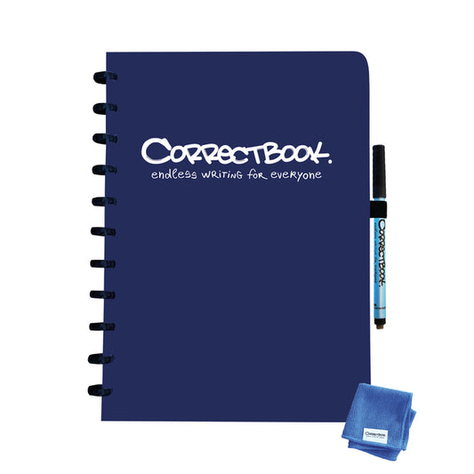 Correctbook A4 Blanco 40 Blz. Blauw