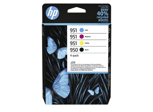 HP 950/951 Zwart + 3 Kleuren Inktcartridge voor HP Printers