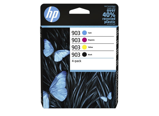 HP 6ZC73AE 903 Zwart + Kleur Inktcartridge, geschikt voor diverse HP printers