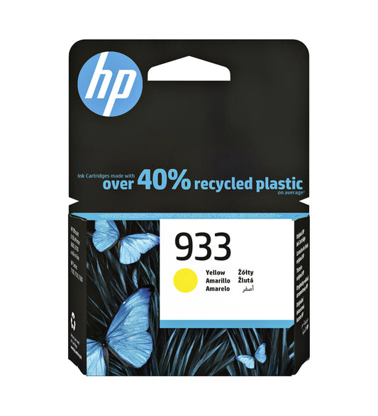 HP 933 Gele Inktcartridge voor HP Printers