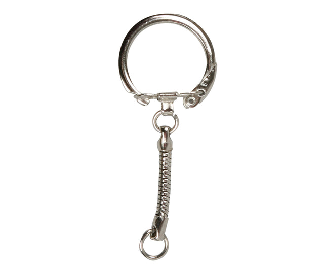 Creativ Company zilveren sleutelhangers, 23mm, set van 25