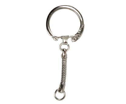 Creativ Company zilveren sleutelhangers, 23mm, set van 25