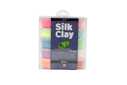 Silk Clay Basic 10x40 gram in 10 neonkleuren - 3