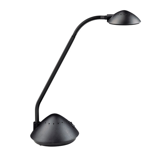 Bureaulamp Maul Arc LED zwart met dimfunctie