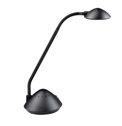 Bureaulamp Maul Arc LED zwart met dimfunctie